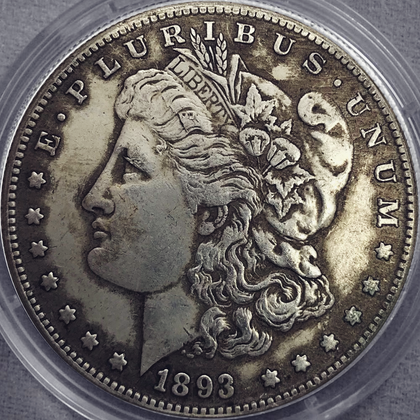 1893-O Morgan One Dollar